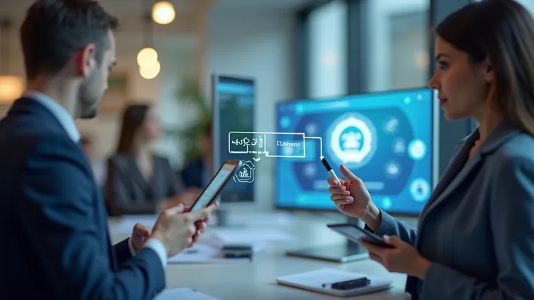 Interface d'un service bancaire en ligne
