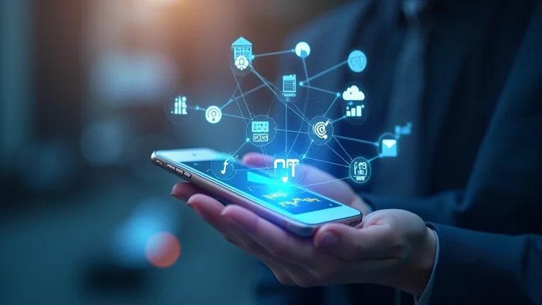 Représentation d'un écosystème de comptes connectés